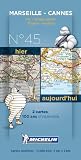 Pack 2 Cartes Hieraujourdhui Marseille Cannes Michelin