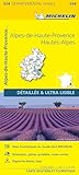 Carte Alpes De Haute Provence, Hautes Alpes Michelin