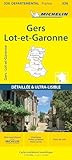 Carte Gers, Lot Et Garonne Michelin