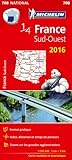 Carte France Sud Ouest 2016 Michelin