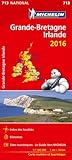 Carte Grande Bretagne, Irlande 2016 Michelin