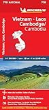 Carte National Vietnam Laos Cambodge Michelin