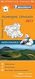 Carte Auvergne Limousin Michelin 2017