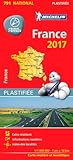Carte France Plastifi%C3%A9e 2017 Michelin