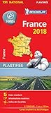 Carte France Plastifi%C3%A9e Michelin 2018