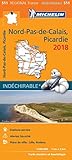 Carte Nord Pas De Calais, Picardie Michelin 2018