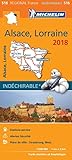 Carte Alsace Lorraine Michelin 2018