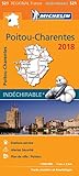 Carte Poitou Charentes Michelin 2018