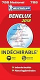 Carte B%C3%A9n%C3%A9lux Ind%C3%A9chirable Michelin 2018