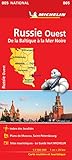 Carte Russie Occidentale Michelin