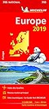 Carte Europe Michelin 2019