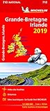 Carte Grandebretagne Irlande Michelin 2019