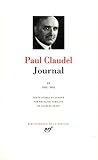Paul Claudel Journal Tome Ii 19331955