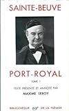 Saintebeuve Portroyal Tome I