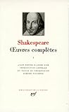 Shakespeare Oeuvres Compltes Tome 1