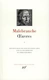 Malebranche Oeuvres Tome I
