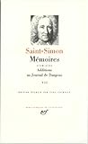 Saintsimon Mmoires Tome 7 17181721