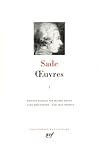 Sade Oeuvres Tome 1