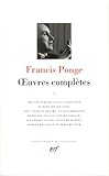 Ponge Oeuvres Compltes Tome 1