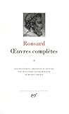 Ronsard Oeuvres Compltes Tome 2