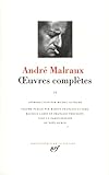 Malraux Oeuvres Compltes Tome 2
