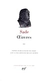 Sade Oeuvres Tome 3