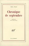 Chronique de septembre