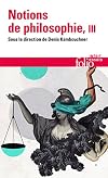 Notions de philosophie, Tome III