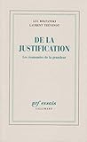 De La Justification Les Conomies De La Grandeur