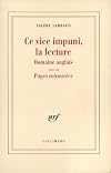 Ce vice impuni, la lecture (domaine anglais)