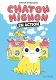 Chaton mignon en action