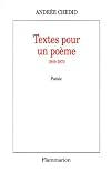 Textes pour un poeme, 1949-1970