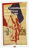 Les Constitutions De La France Depuis 1789