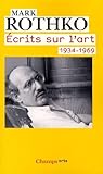 Ecrits Sur L'art 1934 1969