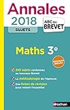 Annales Abc Du Brevet Sujets Maths 2018
