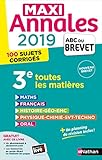 Maxi Annales Abc Du Brevet 2019