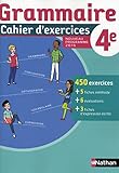 Cahier De Grammaire 4e