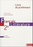Francais 2e Textes Prof 2004