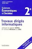 Travaux Dirigs Informatiques Sciences Conomiques Et Sociales Niveau Seconde Utilisant Le Logiciel Statis Sous Windows Ou Dos