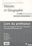 Histoire Et Gographie 1e Stg Livre Du Professeur