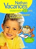Nathan Vacances Maternelle 45 Ans Pour Bien Prparer La Rentre