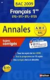 Annal 09 Abc Suj Cor Franc 1er