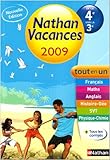 Nathan Vacances De La 4e Vers La 3e Tout En Un