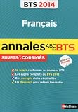 Annales Bts 2014 Francais