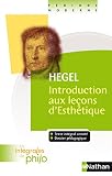 Intgrales De Philo Hegel Introduction Aux Leons Desthtique