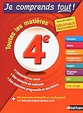 Je Comprends Tout   Tout En Un 4e   Nouveau Programme 2016