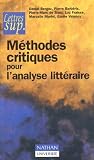 Mthodes Critiques Pour Lanalyse Littraire