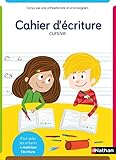 Cahier D'%C3%A9criture Cp Adapt%C3%A9 Aux Enfants Dys Ou En Difficult%C3%A9   %C3%A9criture Cursive   A Partir De 6 Ans 