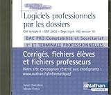 Informatique Logiciels Professionnels Par Les Dossiers 1re Et Terminale Professionnelles Cd Rom Professeur
