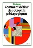 Comment D%C3%A9finir Les Objectifs P%C3%A9dagogiques